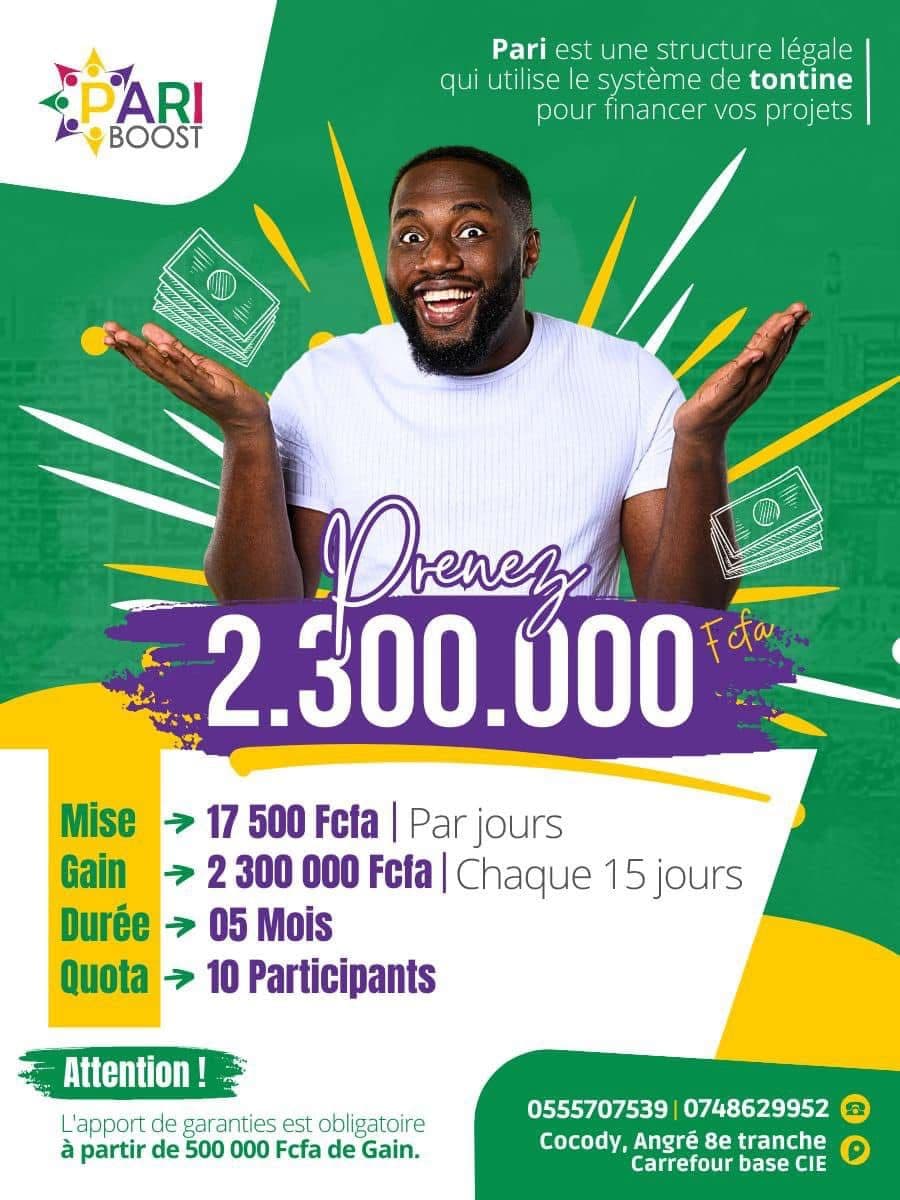 Création/Adhésion à une tontine